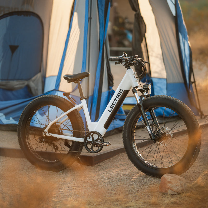 Lectric eBike on desert trail