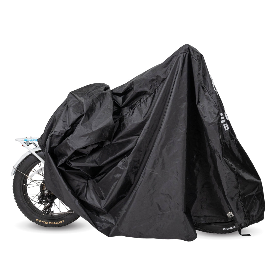 Lectric Ebikes Bike Cover on white step thru XP 3.0