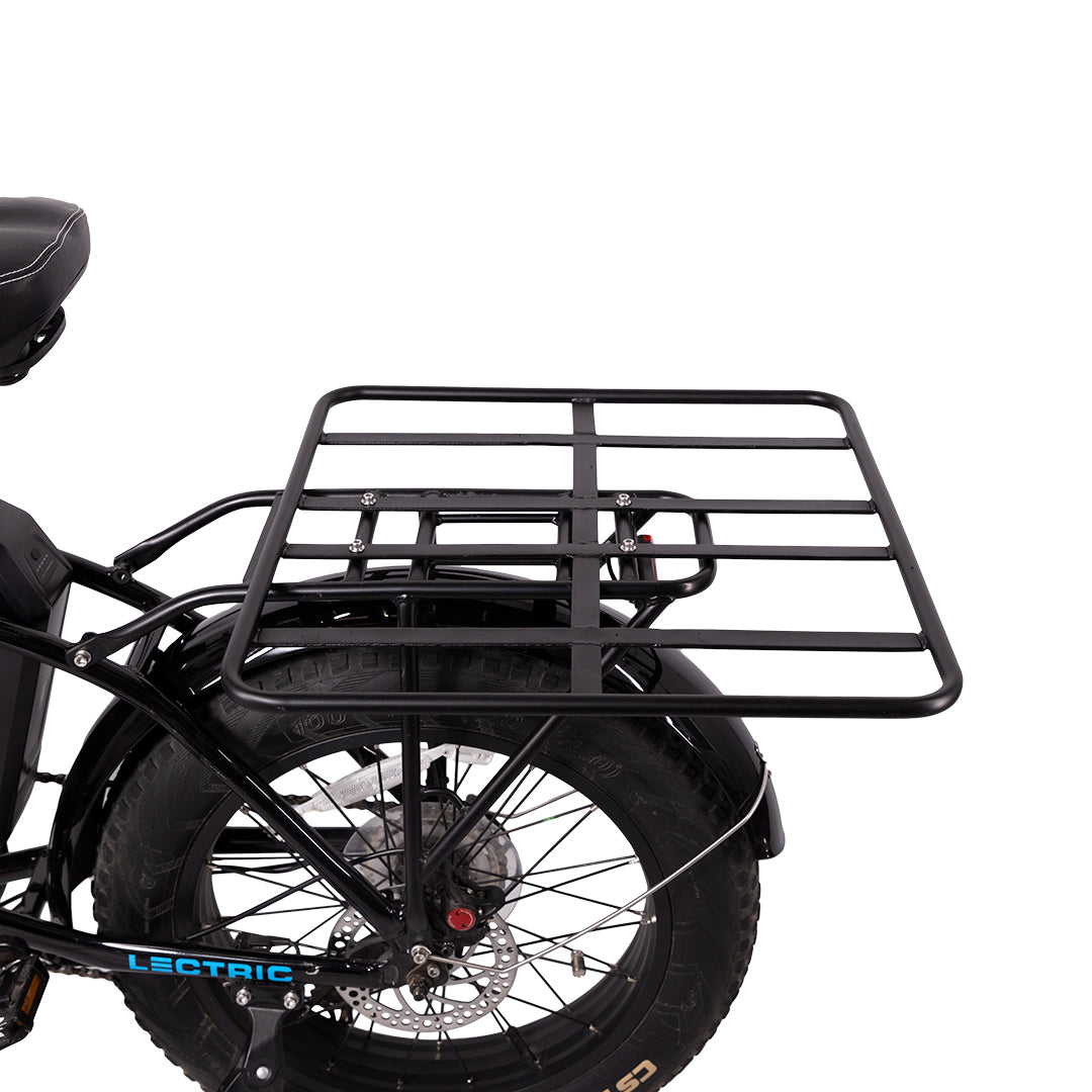 lectric ebikes platform rack on bike